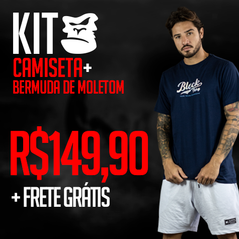 banner camiseta bermuda moletom