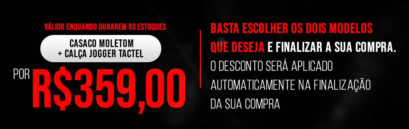 Banner Carrossel - Kit Casaco Moletom + Calça Jogger