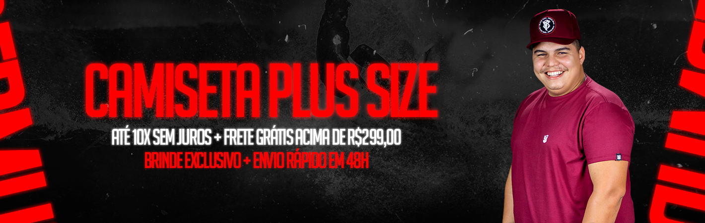 Banner Categoria - Camiseta Plus Size