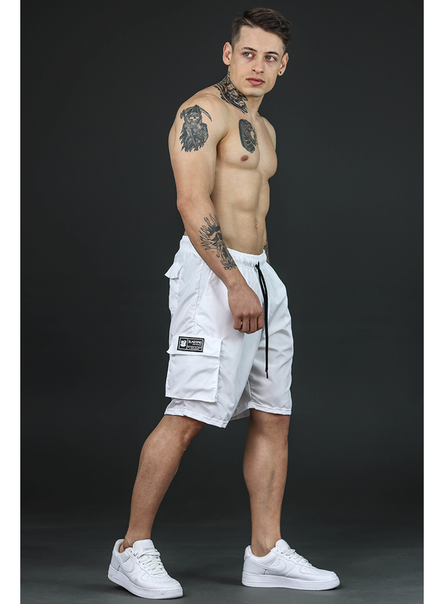 shorts cargo white summer 3