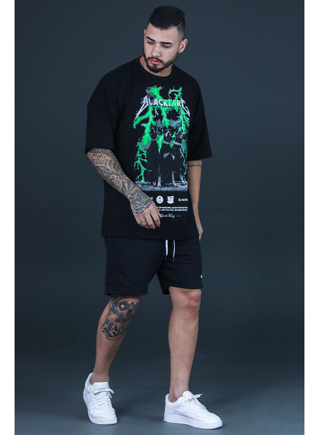 camiseta oversized metal fonts 3