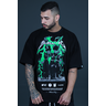 camiseta oversized metal fonts 1