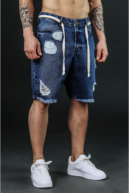 Bermuda Jeans Destroyed