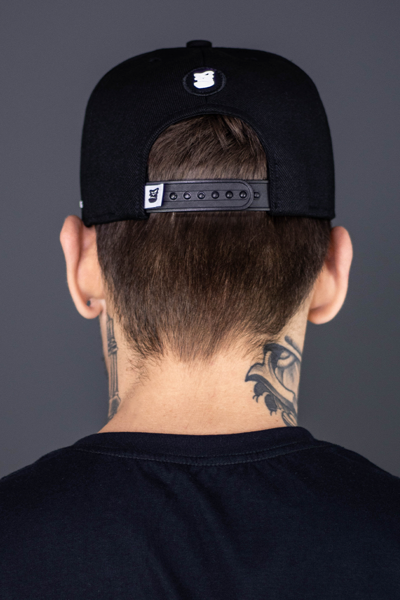 Boné Aba Curva Black Break Blue