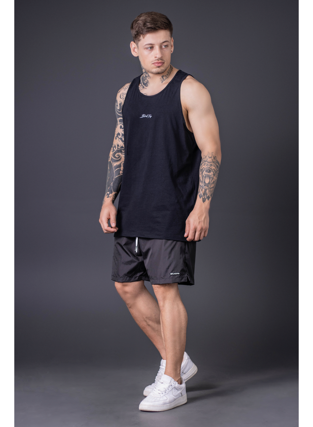 Short Flex Fit Black Rebel (C/Zíper No Bolso)