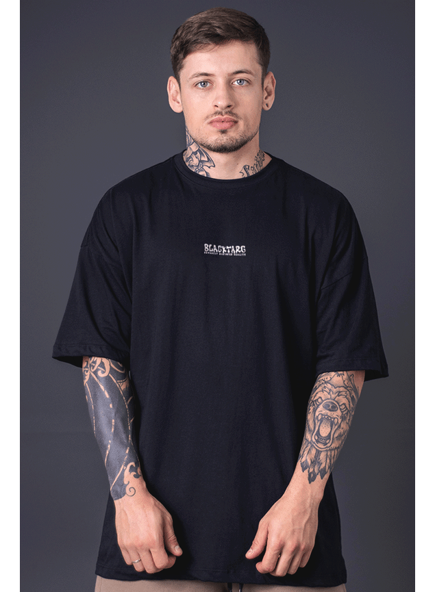 Camiseta Oversized Black Distorted