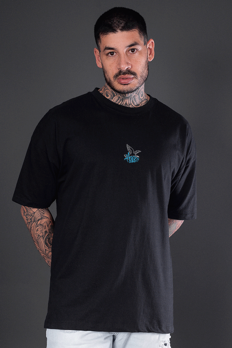 Camiseta Oversized Black Hope
