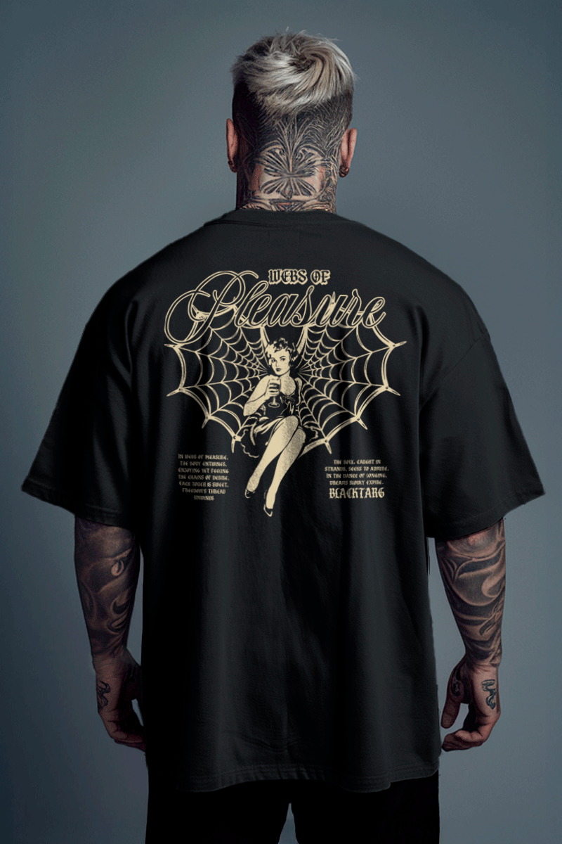 Camiseta Oversized Black Pleasure
