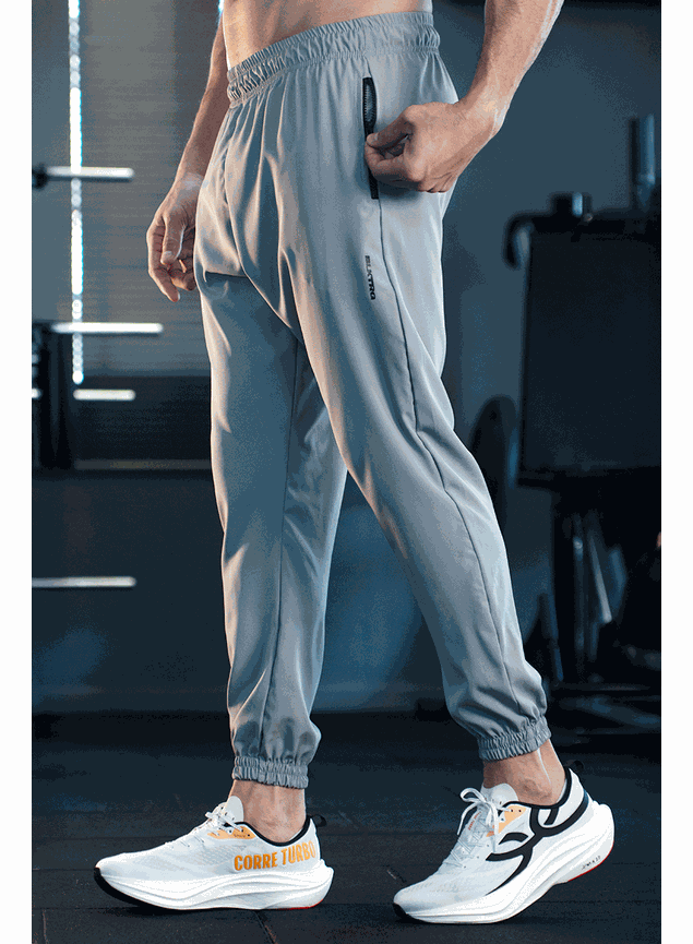 Calça Jogger PowerZip Grey