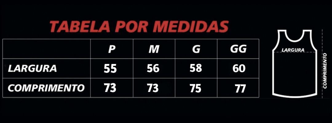 tabela de medidas regata off cotton 0001 77