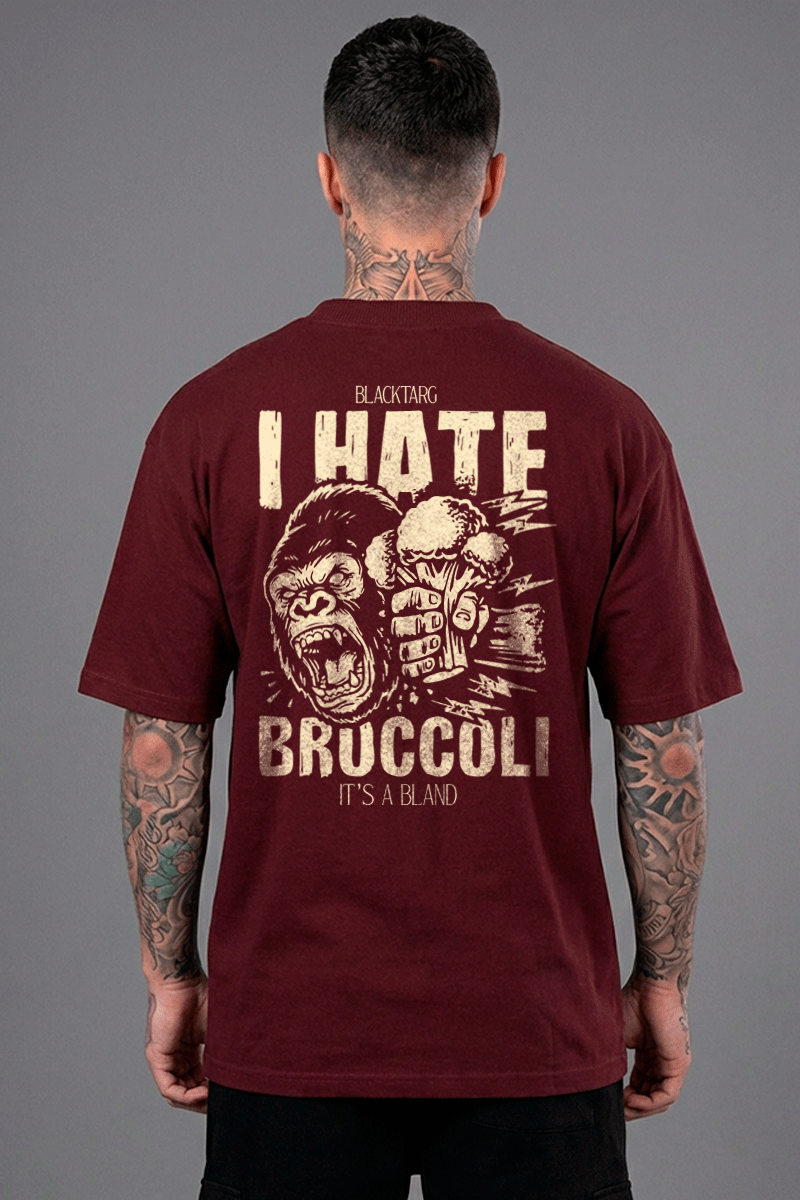 Camiseta Oversized I Hate Broccoli